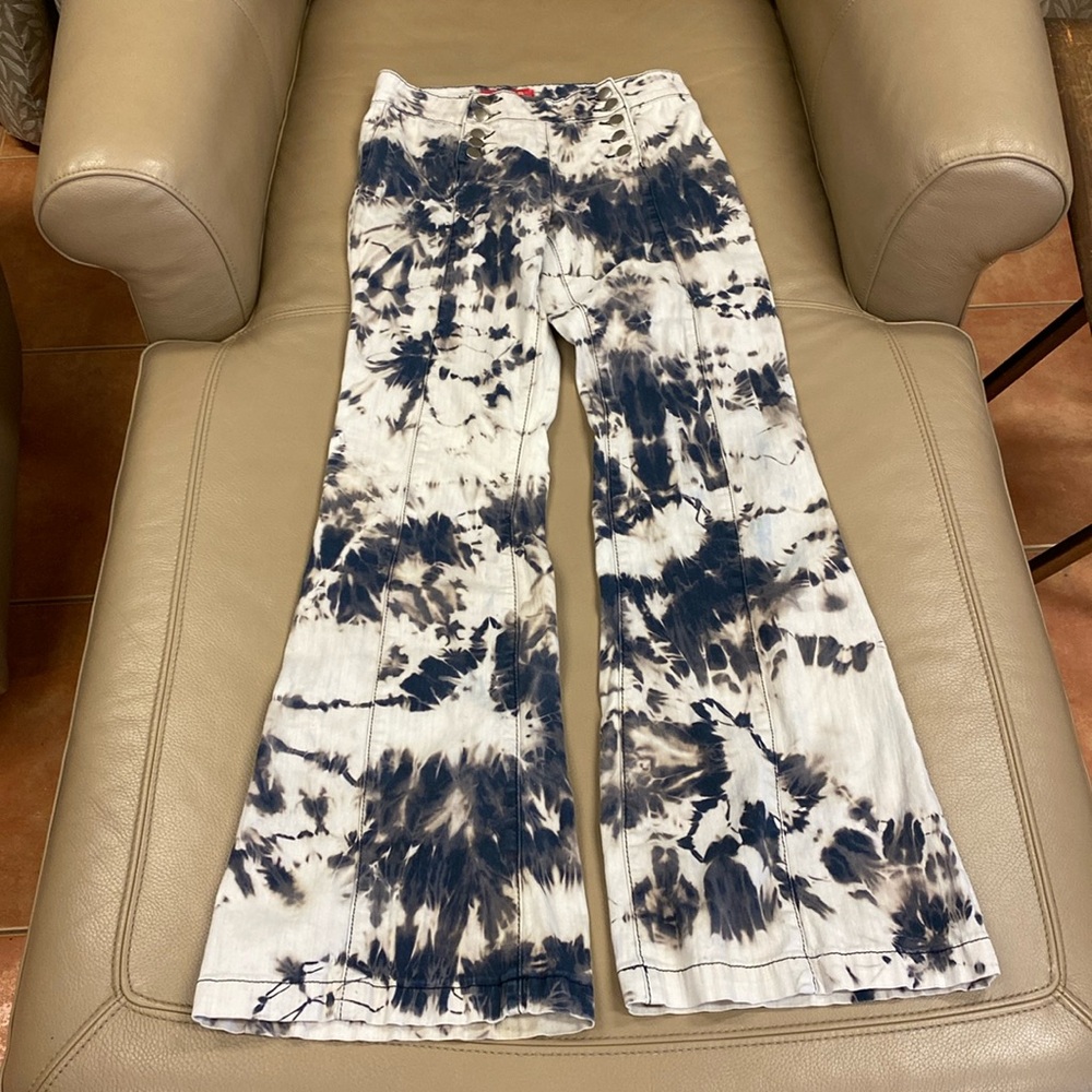 Tie Dye Sailor Premium Denim Jeans by Forever 21 - Size 27